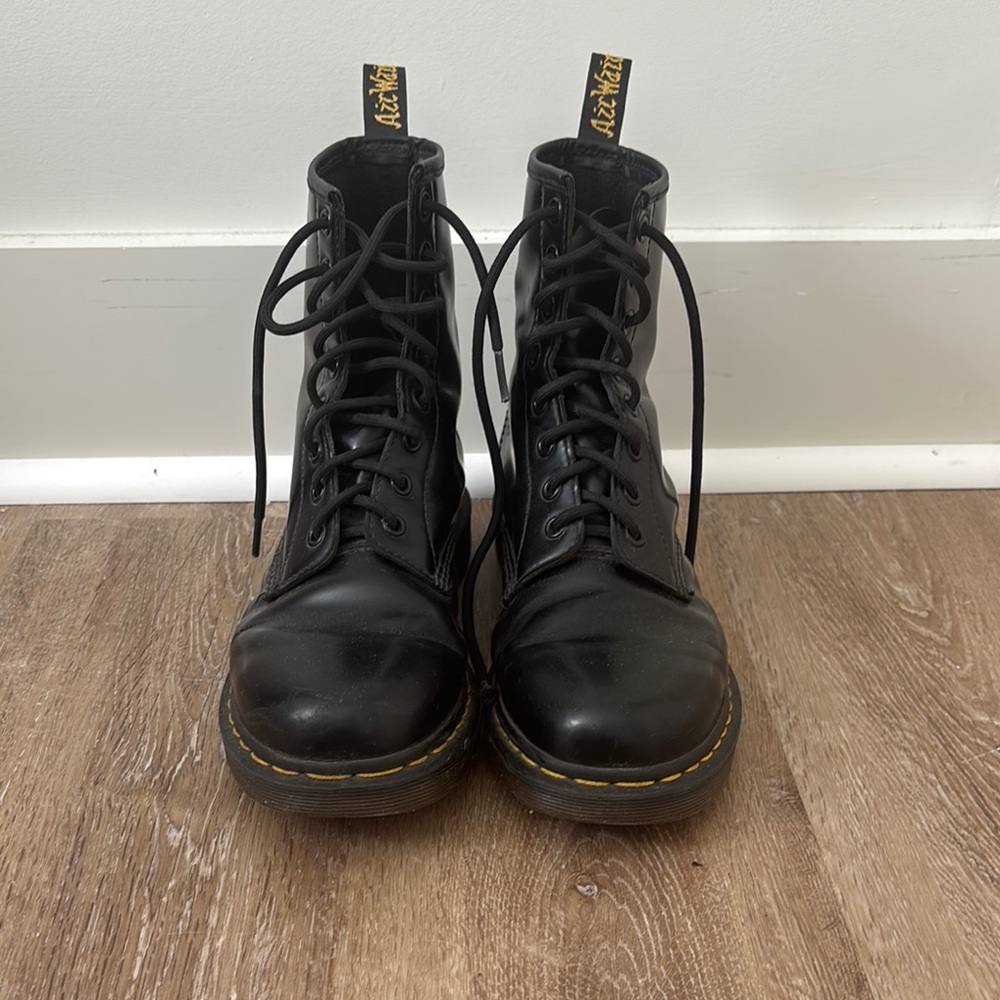 Dr. Martens Black Leather Boots